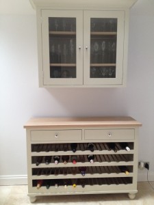 My favourite part of the kitchen: The wine rack