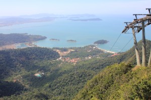 View from the cable car in Langkawi