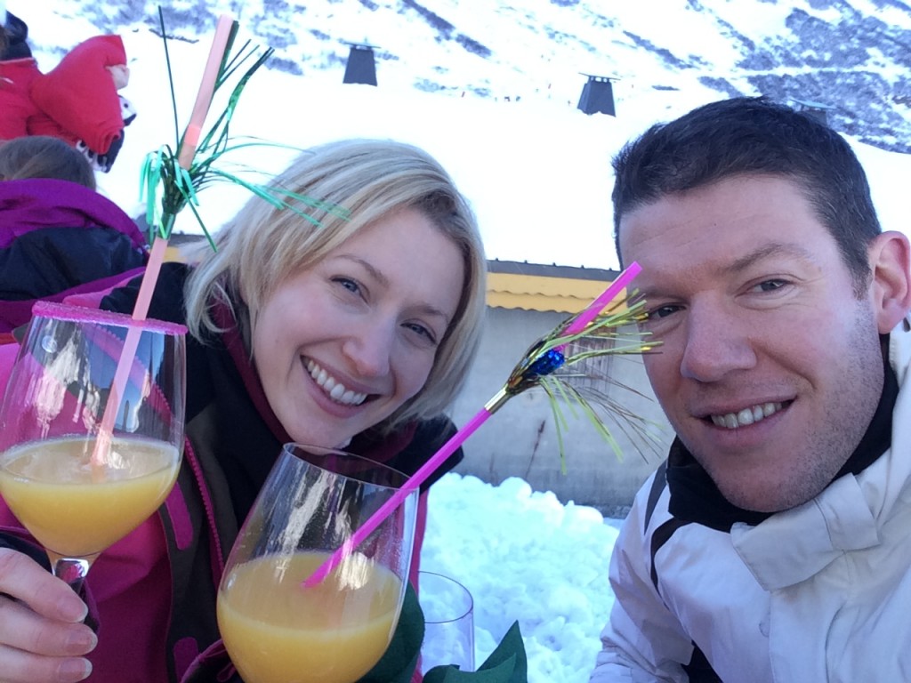 Happy New Year on slopes of Morzine