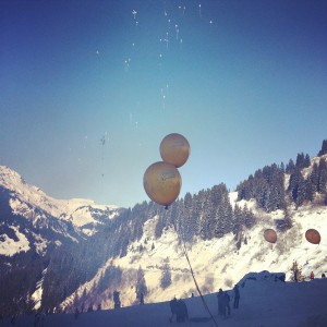 Balloon release Portes du Soleil