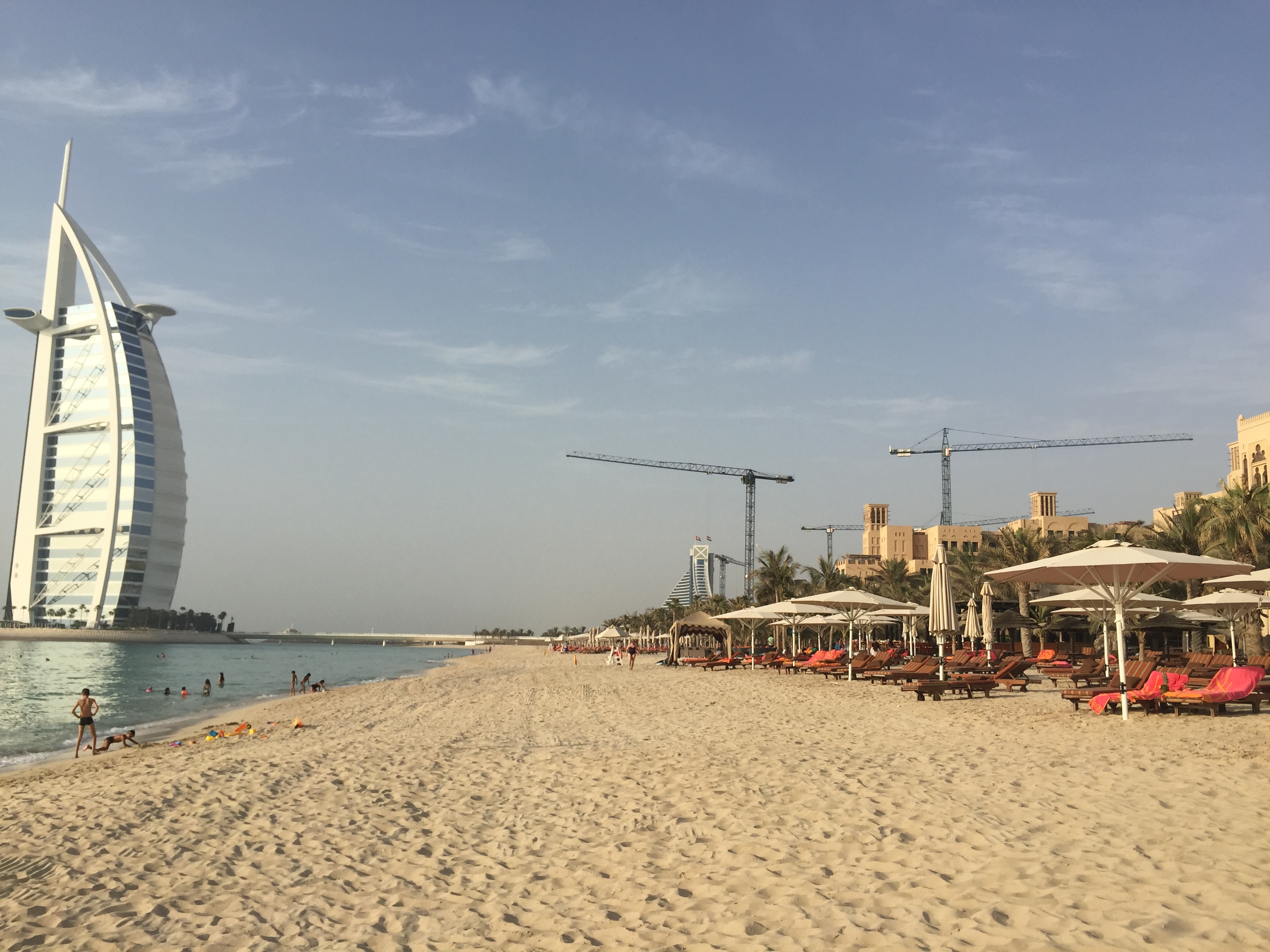 View of the Burj Al Arab from the Madinat Jumeriah