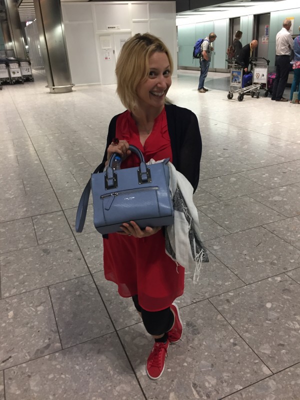 Heathrow airport with just one small bag!