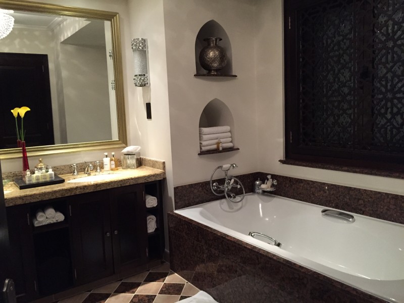 En suite bathroom, One and Only, Royal Mirage, Dubai
