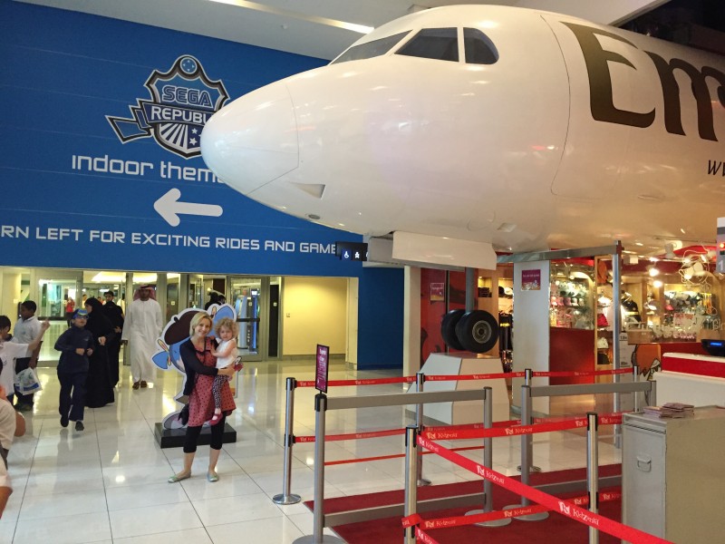 Emirates plane by Kidzania