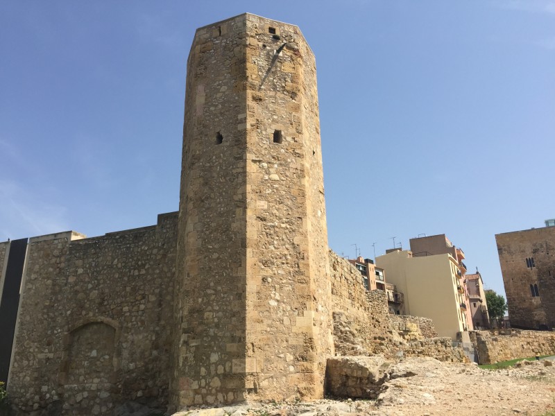 Roman tower in Tarragona, Spain