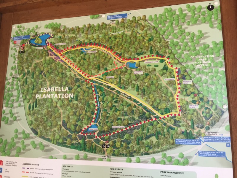 Map of Isabella Plantation