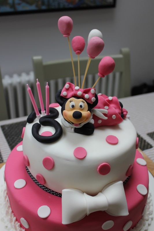 Minnie Mouse birthday cake