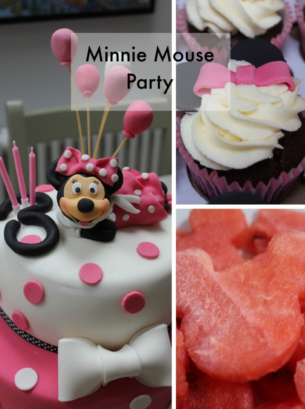 How we celebrated a third birthday with a Minnie Mouse themed party