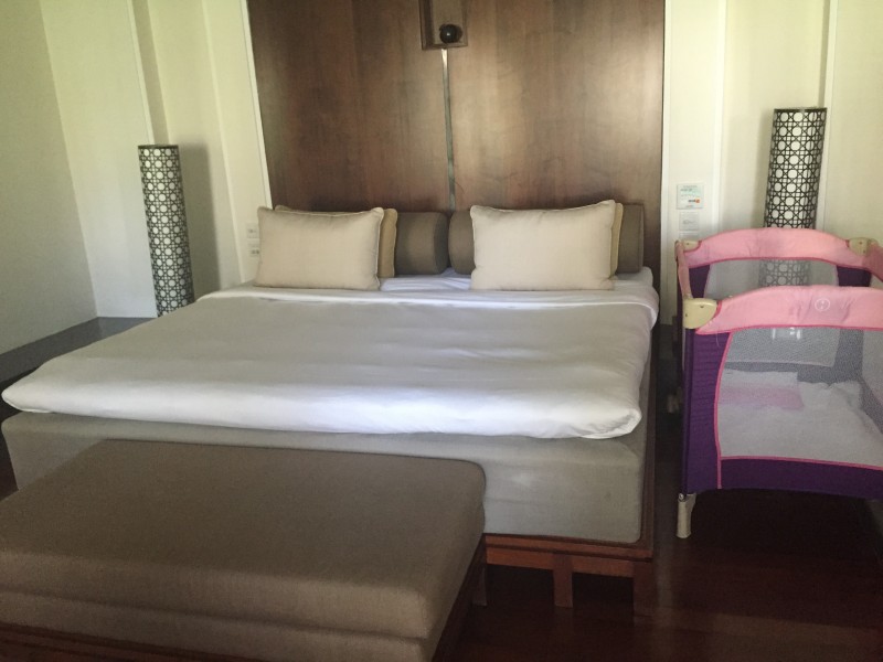 Bedroom in a suite at The Chedi, Muscat, Oman