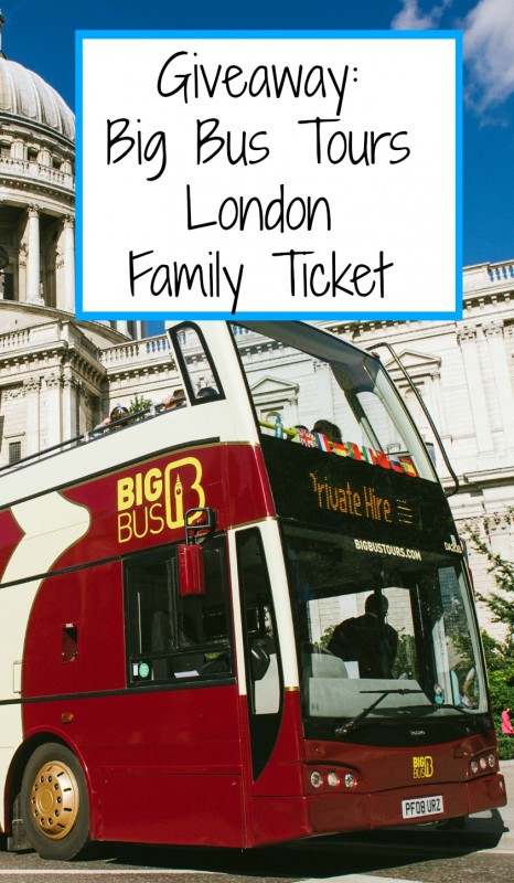 Giveaway: Win Family Ticket On Big Bus Tour, London