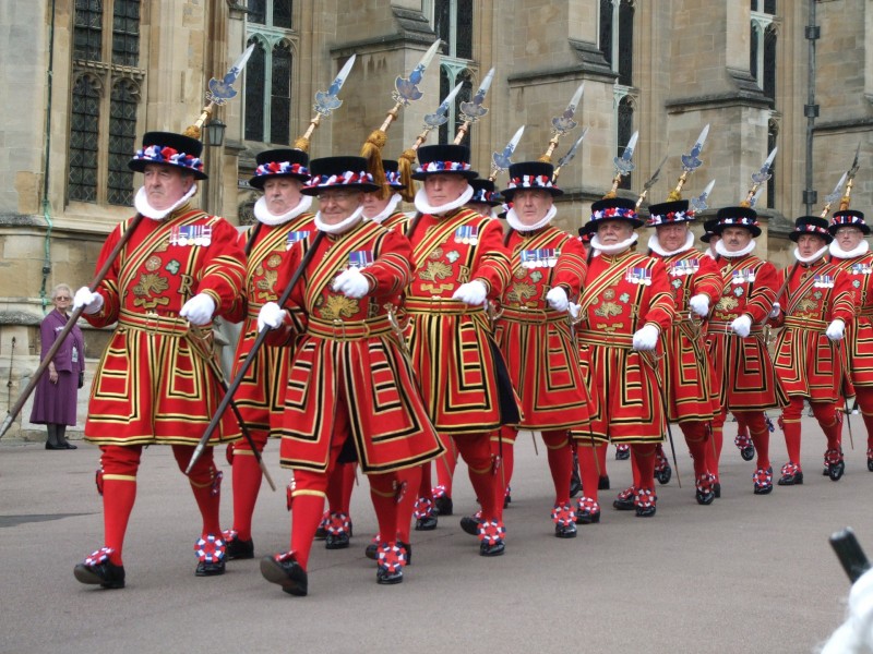 Beefeaters (or Yeoman Wardens) from the Tower of London