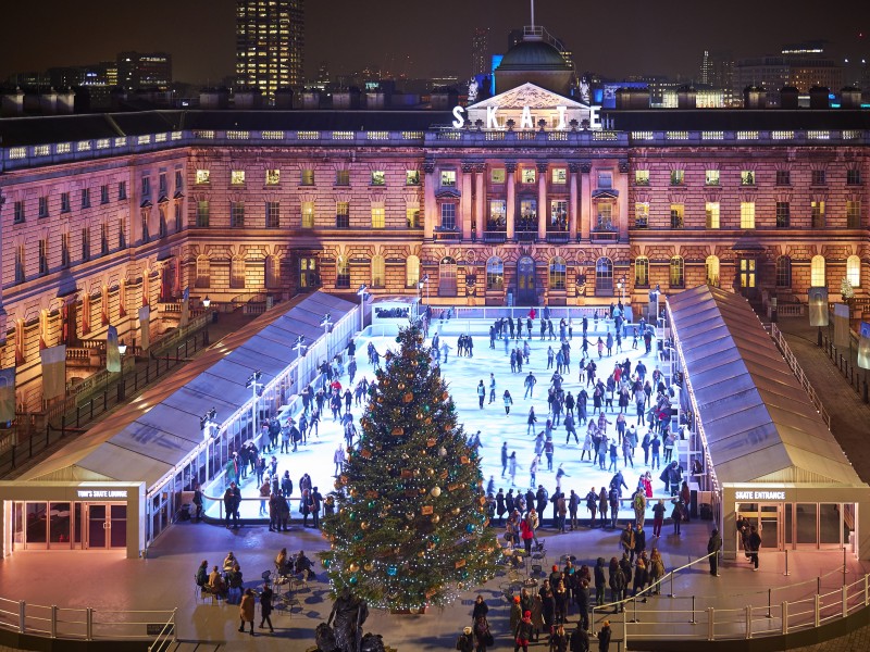 Skate at Somerset House. Credit: James Bryant