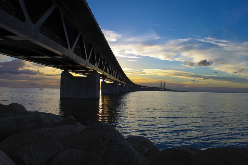 Öresund Bridge, Denmark and Copenhagen