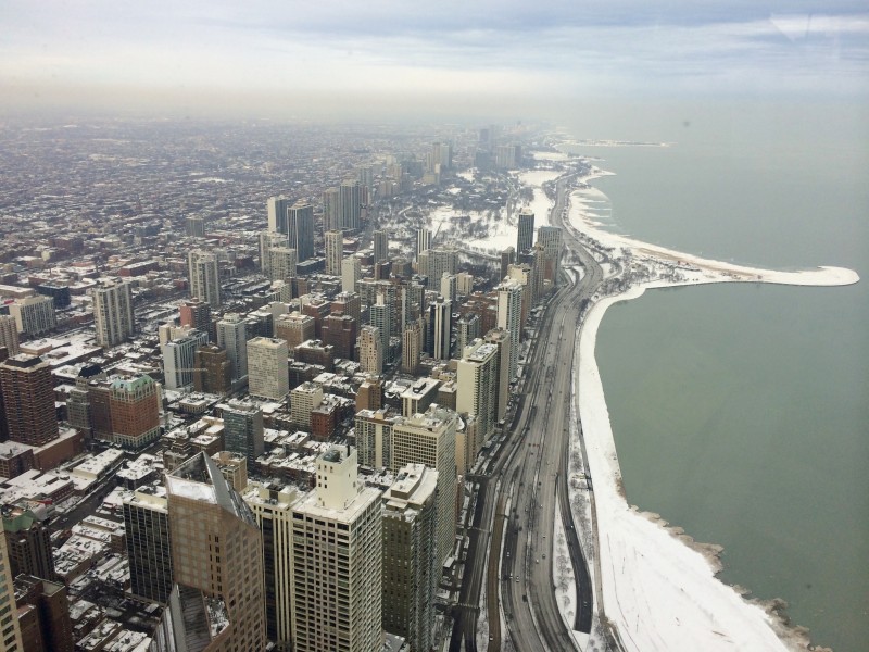 The John Hancock Tower, Chicago