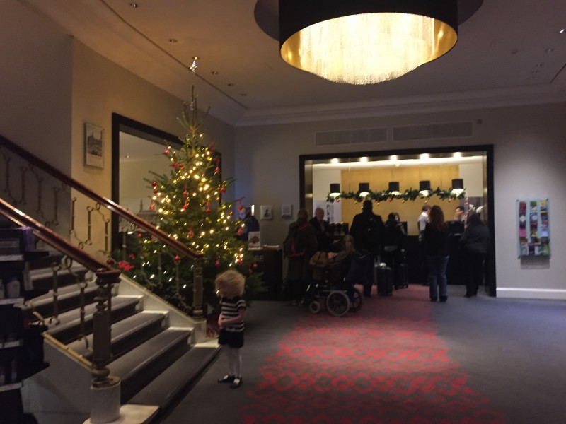 Foyer of Scandic Palace hotel