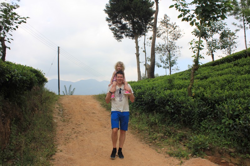 Hiking in the Sri Lankan hill country