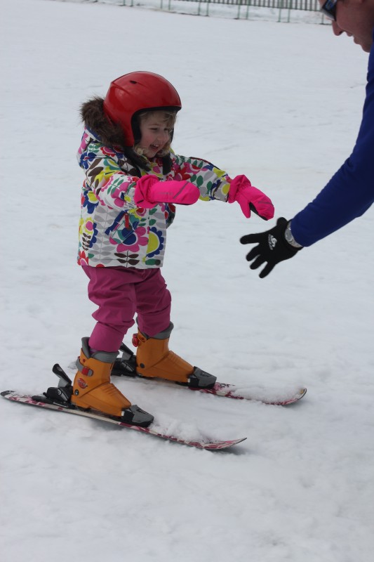 Mrs T learns to ski