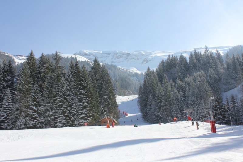 Beautiful sunshine in Avoriaz