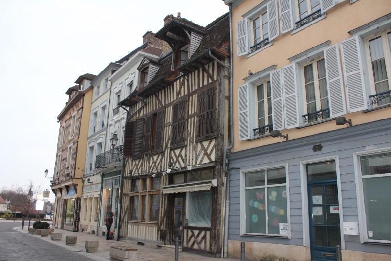 Timber houses in Troyes, France