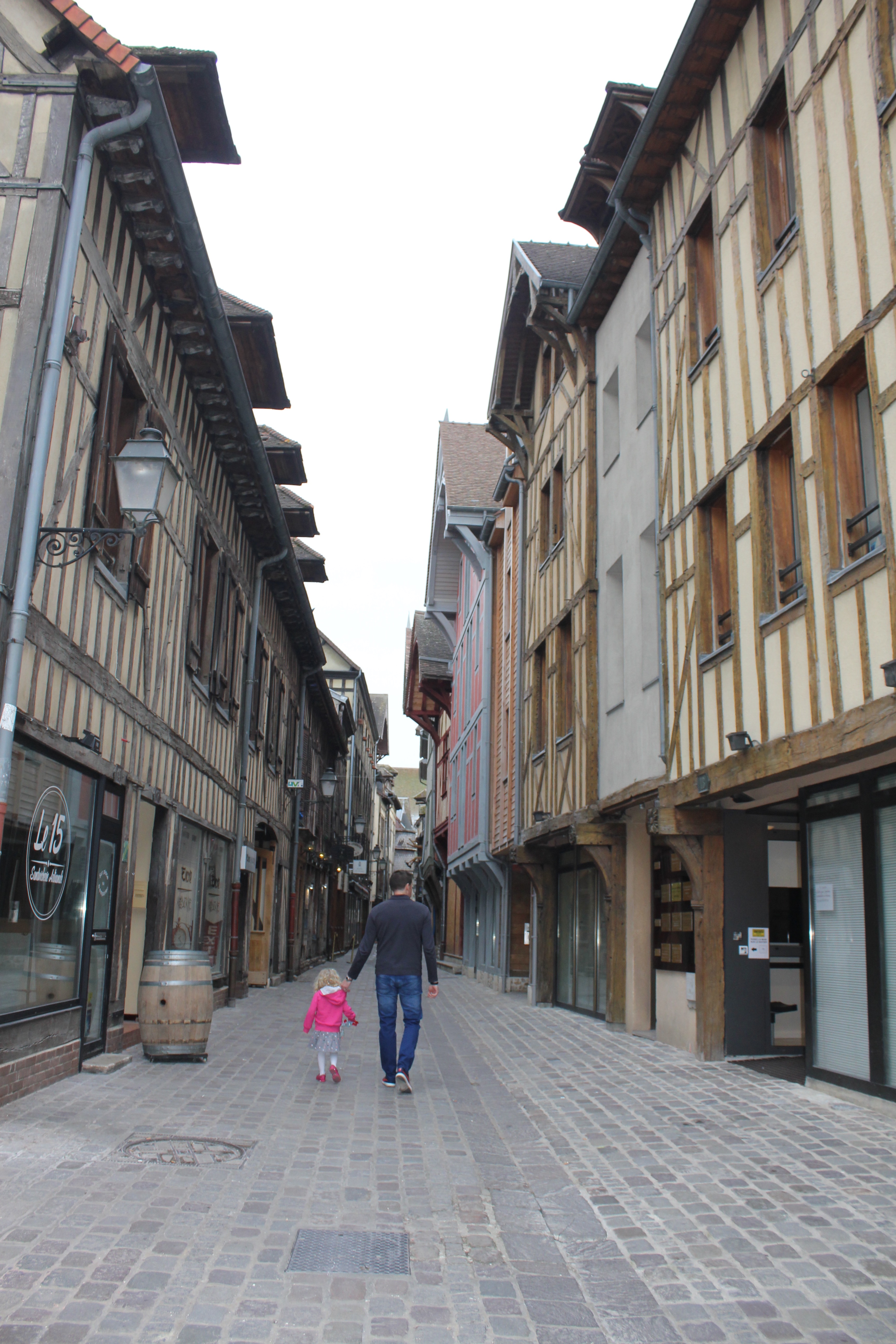 Timber houses in Troyes, France