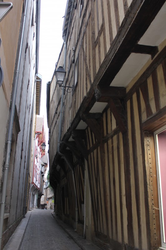 Timber houses in Troyes, France