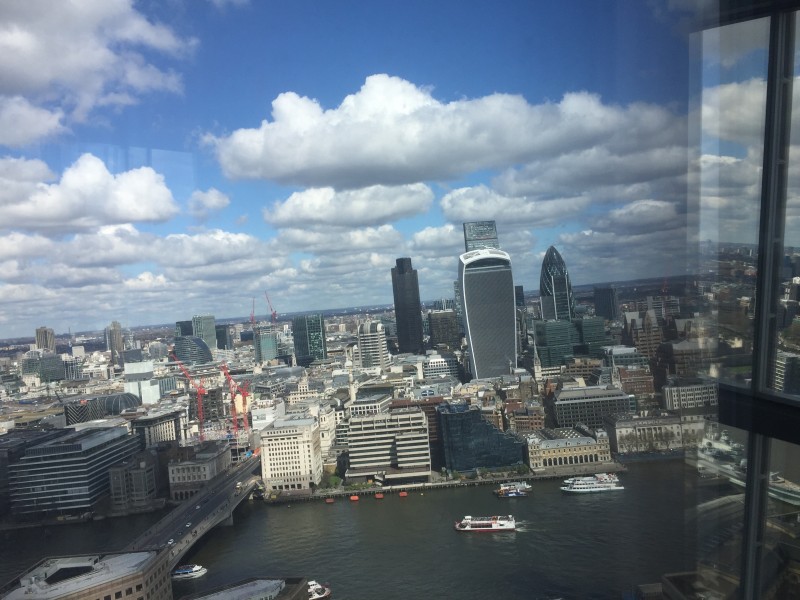 View from Hutong at The Shard, London