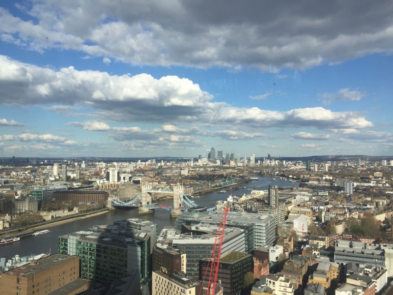 View from Hutong at The Shard, London