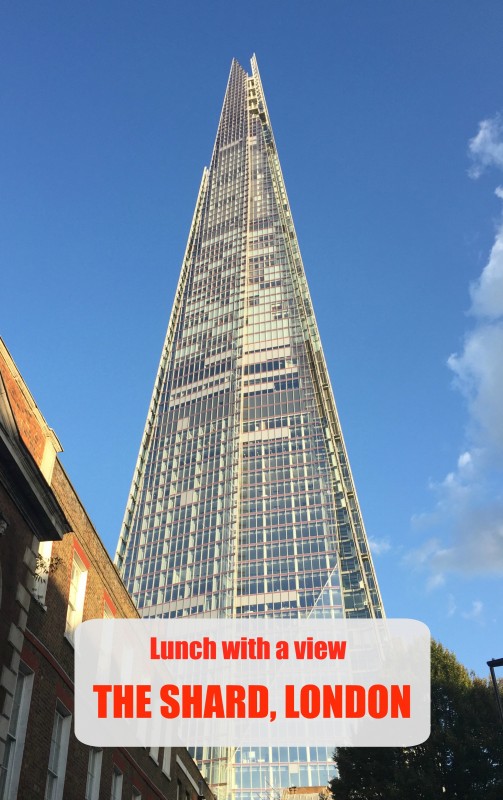 Visiting UK's tallest building, The Shard for lunch