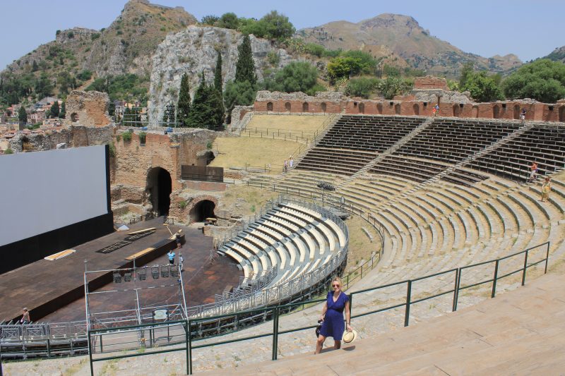 Amphitheatre in Taormina, Sicily