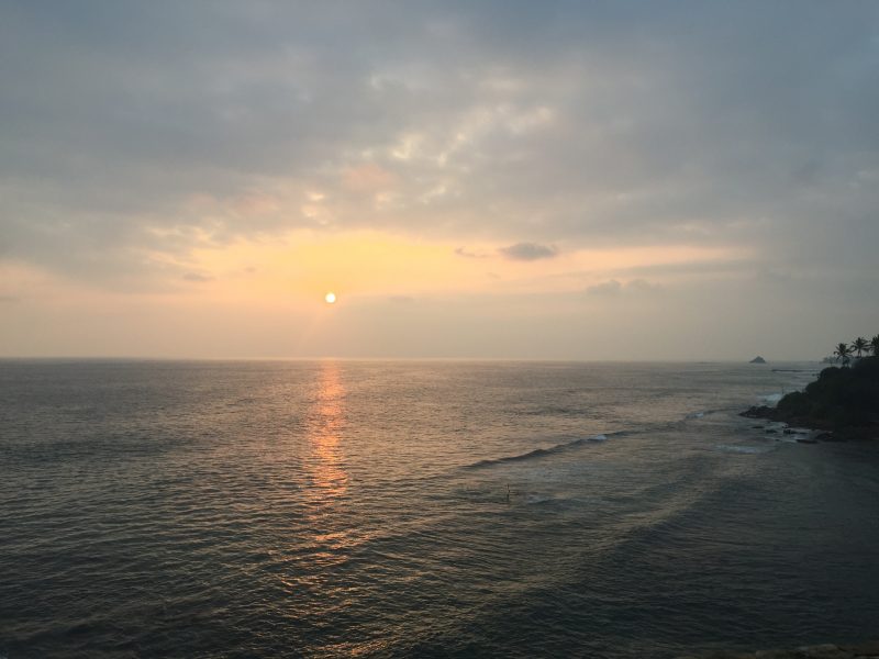 Sunset in Weligama, Sri Lanka