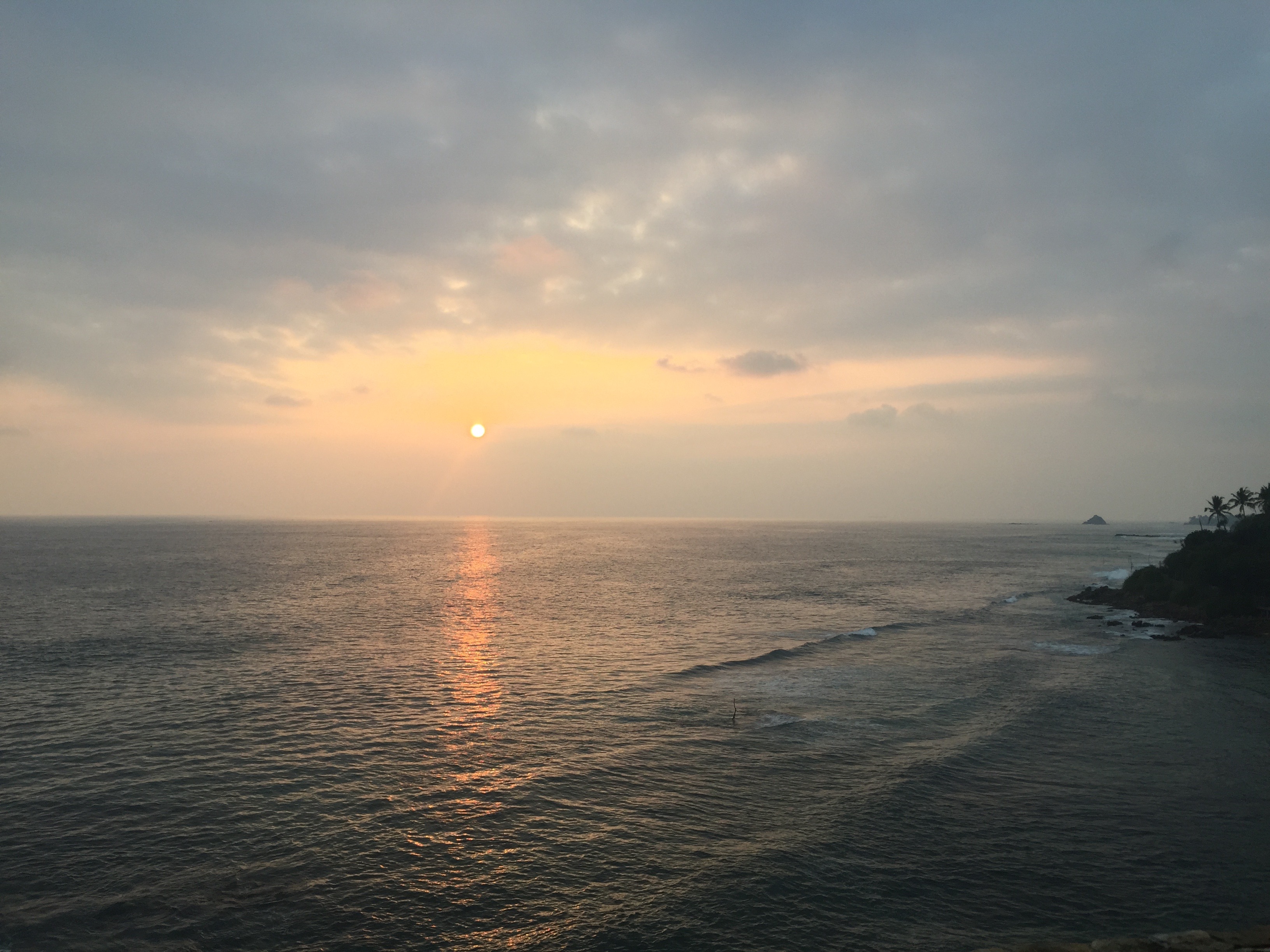 Sunset in Weligama, Sri Lanka