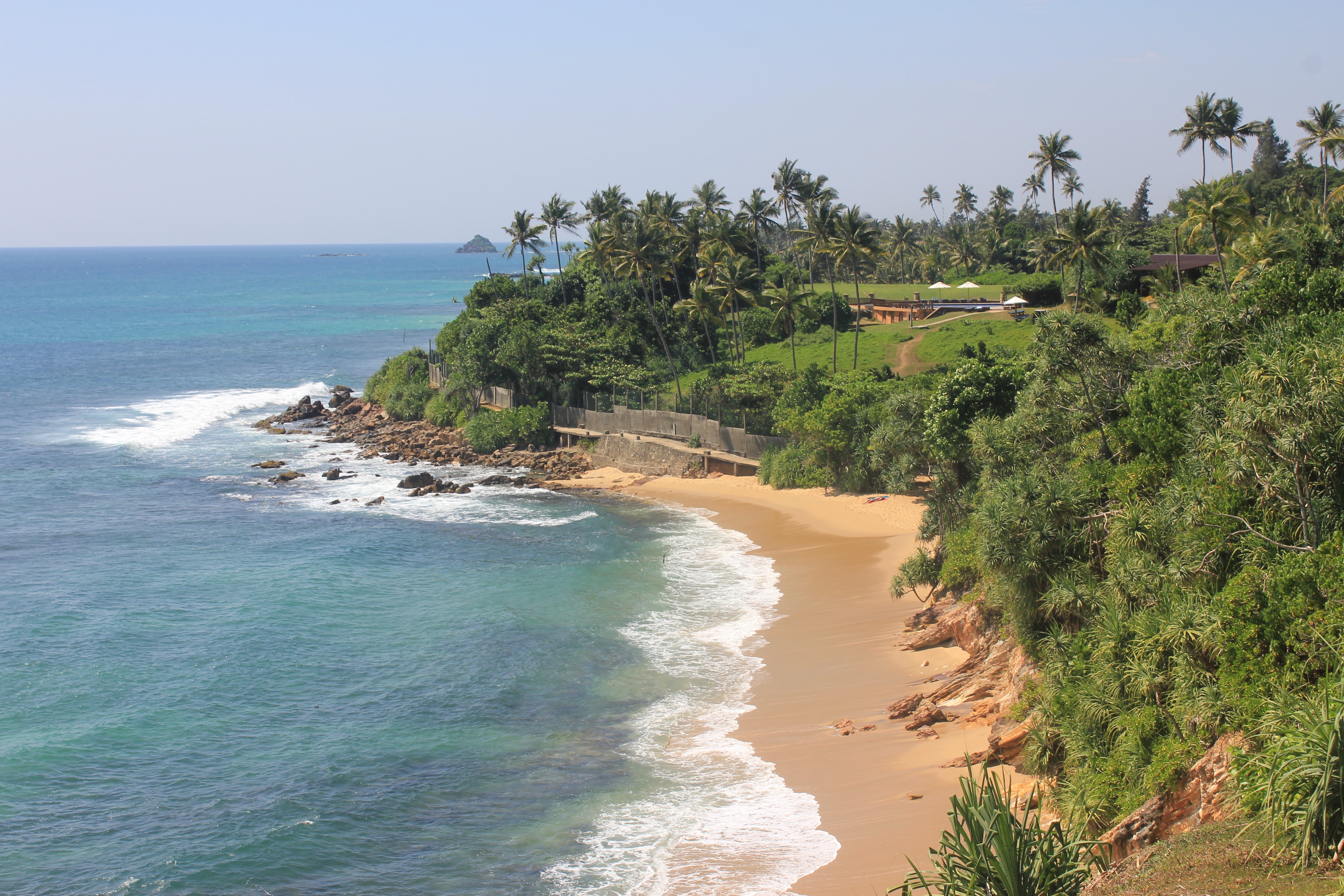 Beach in Weligama, Sri Lanka