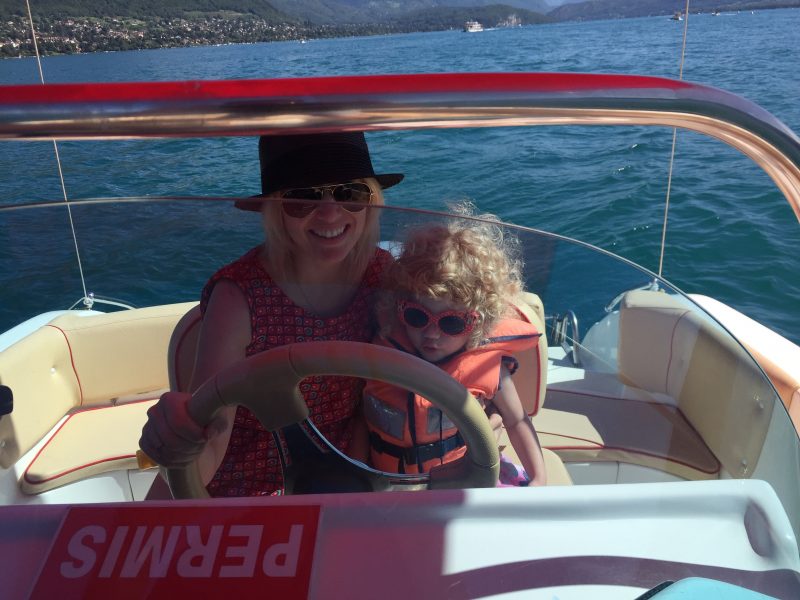 Wander Mum and Mrs T on Annecy lake, France