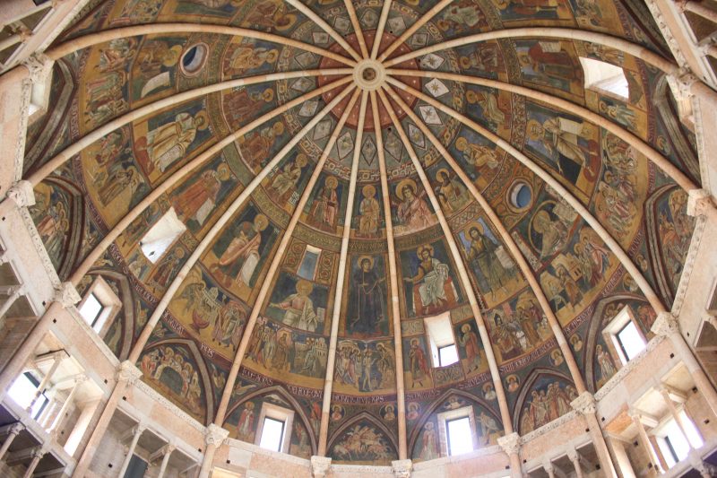 baptistery of Parma, Italy