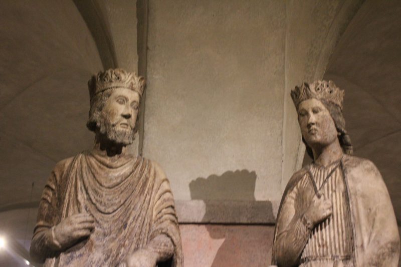 Statues at the Museo Diocesano, Parma, italy
