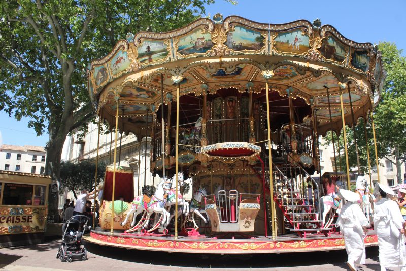 Carousel in Avignon, France