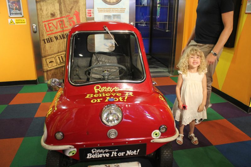 The world's smallest car at Ripley's Believe It Or Not
