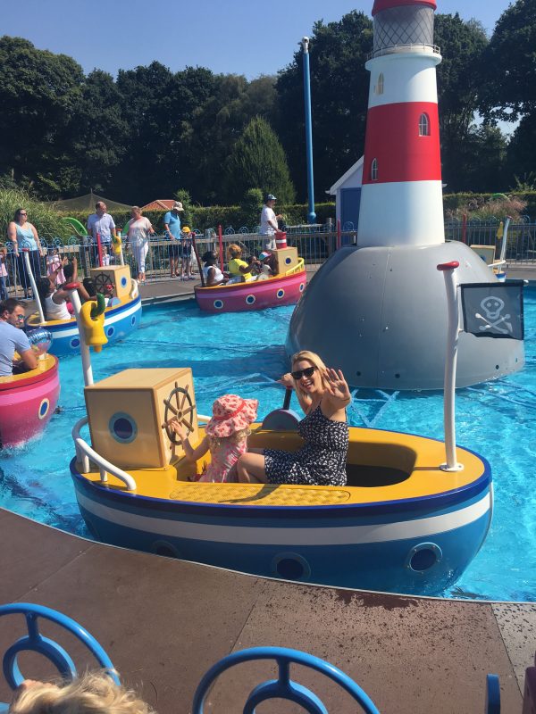 Boat trip ride at Peppa Pig World