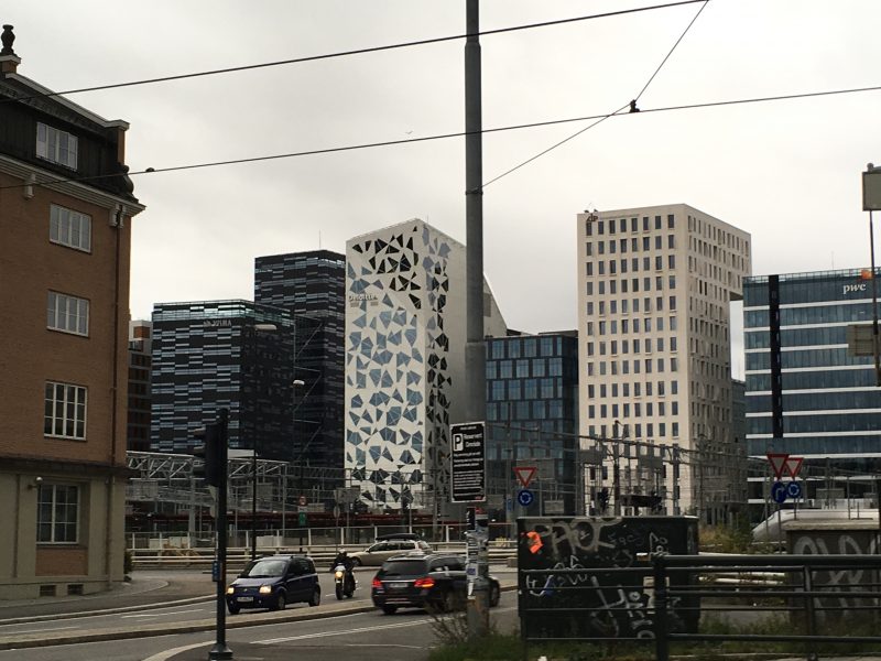 Bar code buildings, Oslo