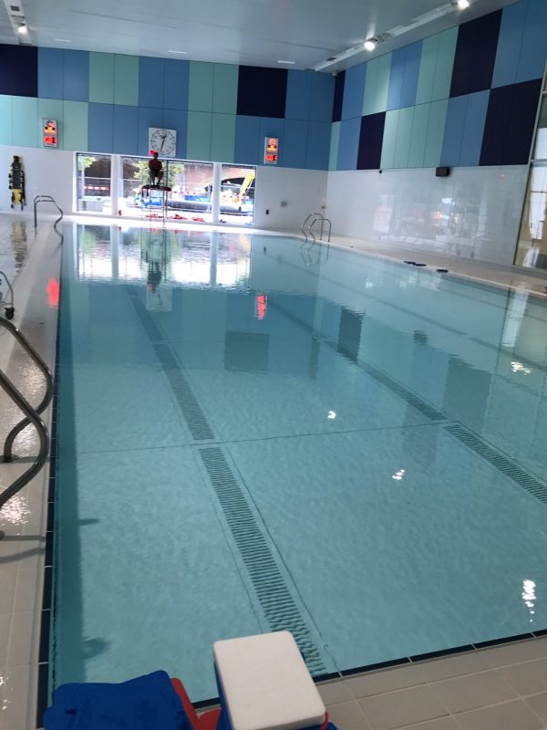 Swimming Pool at Lewisham leisure centre