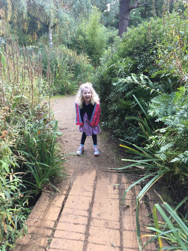 Mrs T at Isabella Plantation, Richmond Park, London