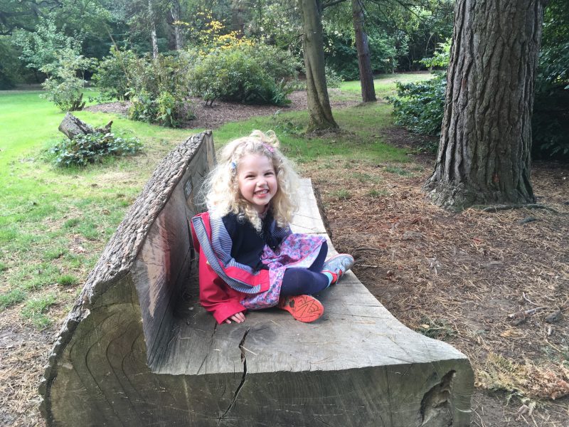 Mrs T in the Isabella Plantation, Richmond Park, London