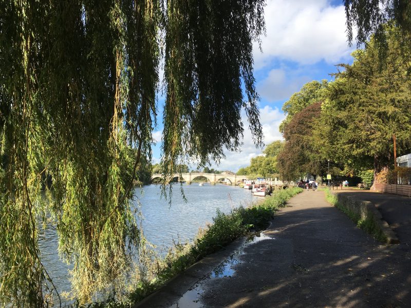 Tow path in Richmond, London