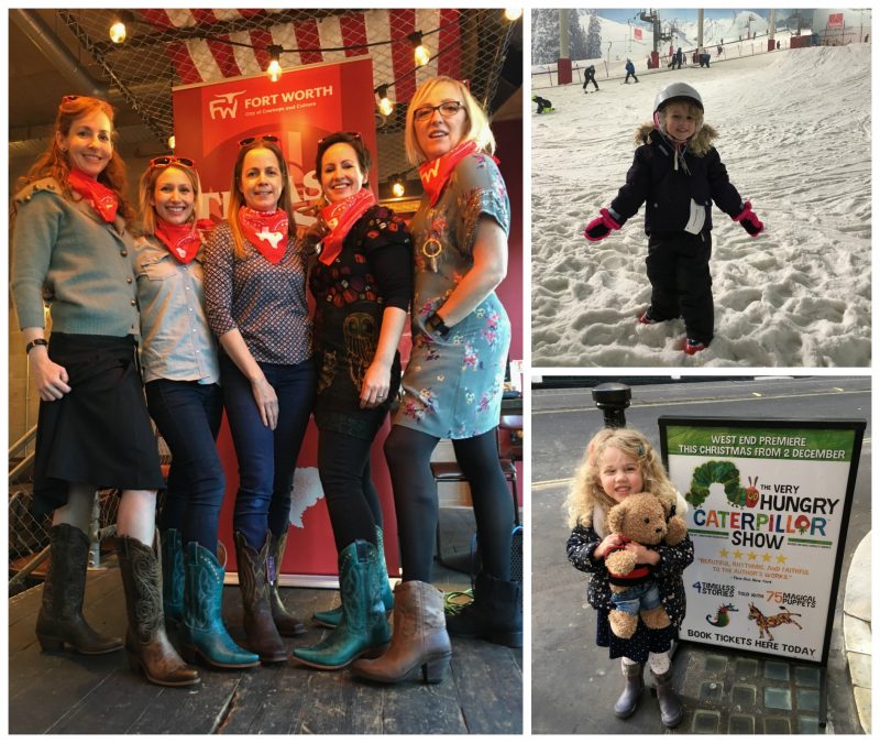 Wander Mum's week: blogger lunch, ski lesson, Hungry Caterpillar