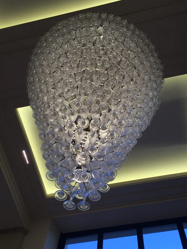 Chandelier in Moet and Chandon, Epernay