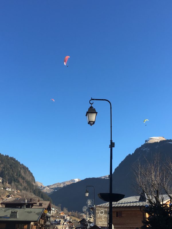 parasailing in Morzine, France