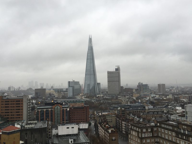 The city of London from the Tate Modern