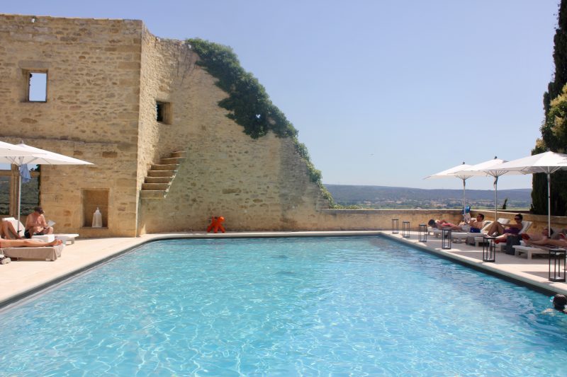 Le Vieux Castillon, swimming pool, Provence, France
