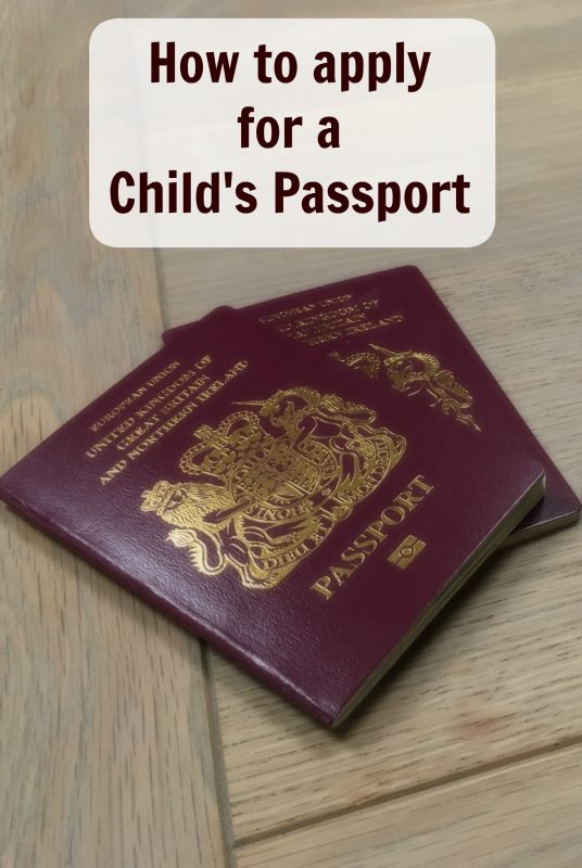 How to a apply for a child's passport, Great Britain 