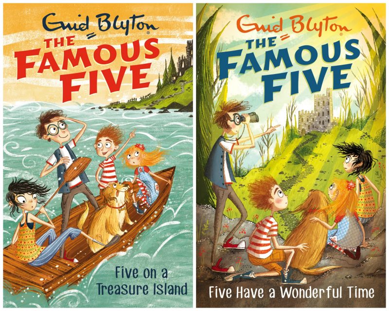 New Famous Five book cover illustrations